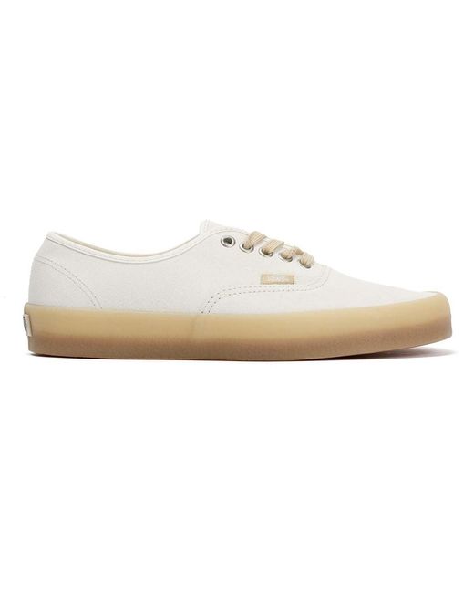 Vans Natural Authentic Crepe Leather Marshmallow Trainers for men