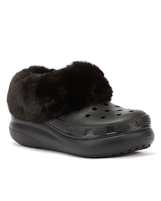 CROCSTM Black Furever Crush Glitter
