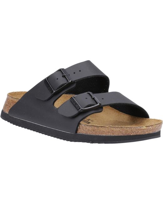 Birkenstock Black Arizona Prof Regular Sandals