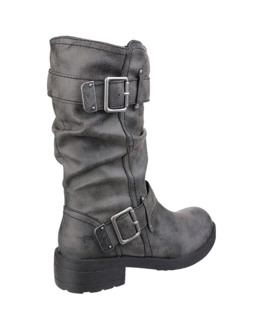 Rocket Dog Gray Trumble Synthetic Boots