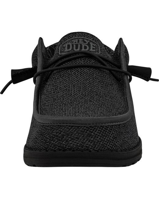 Wally Sox Scarpe Da Barca di HeyDude in Black