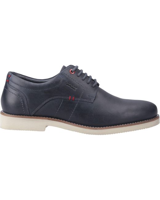 Pod Blue Hampton Leather Lace-Up Shoes for men
