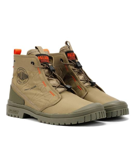Palladium Green Sp20 Travel Hi Stiefel