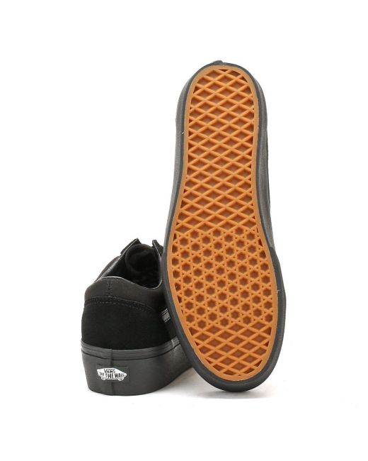 vans black trainers