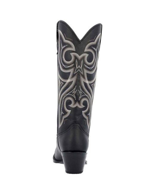 Durango Black Crush Faux Leather Boots for men
