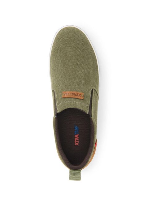XtraTuf Green Sharkbyte Canvas Trainers for men