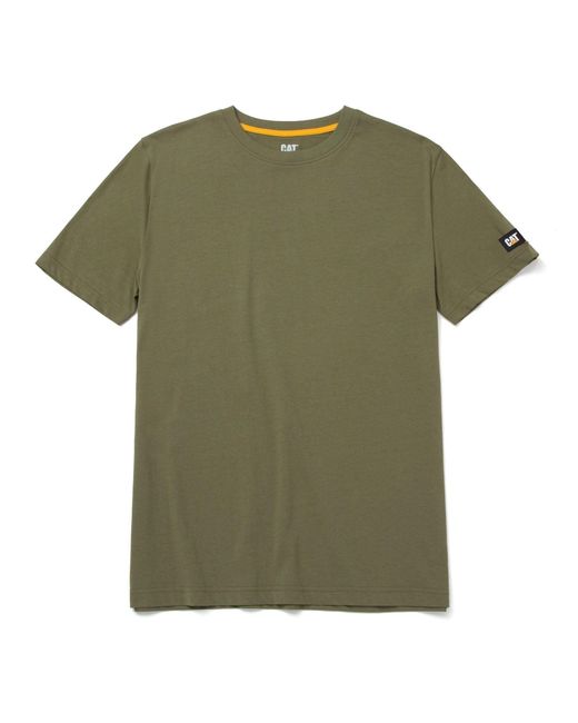 Caterpillar Green Essentials Short-Sleeve Cotton T-Shirt for men