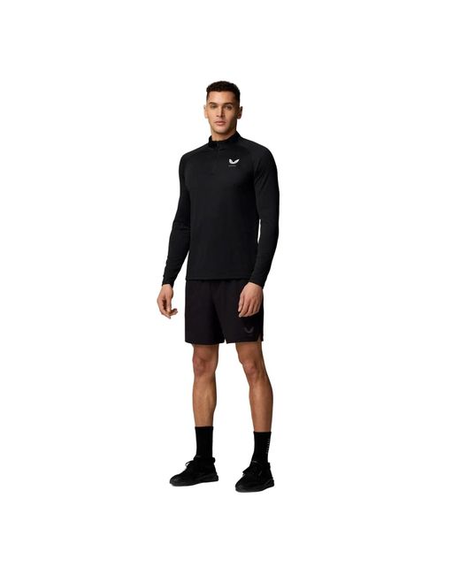 Castore Black Adapt Training 1/4 Zip Top Polyester for men