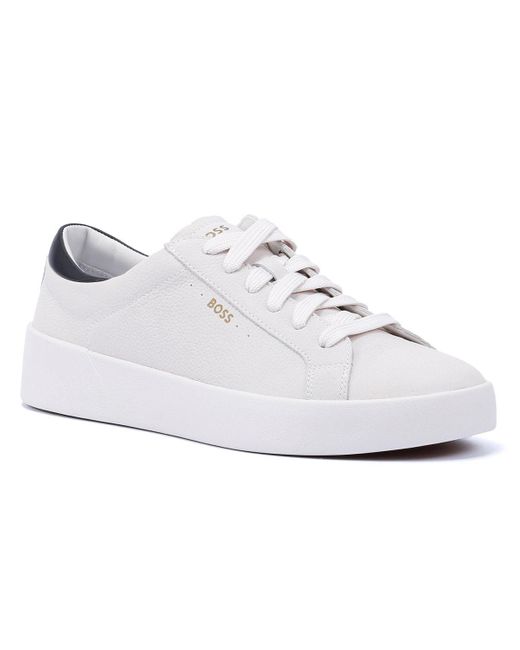 Tenis Boss Enlight Tenn Blanco Sneakers Hombre - Original | Meses Sin