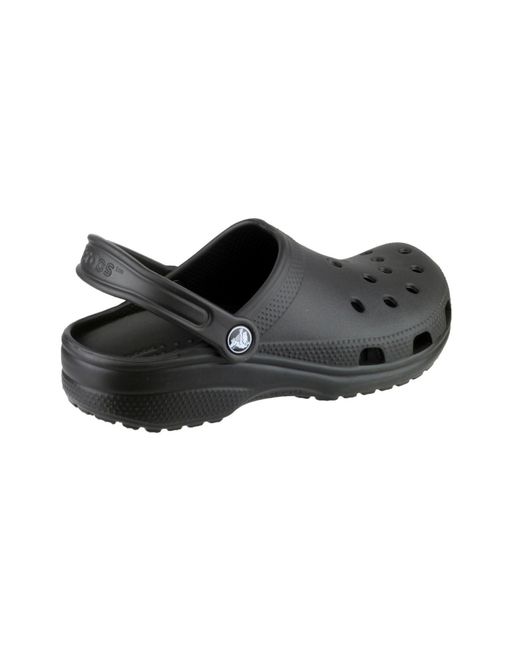 CROCSTM Black Classic Croslite Rubber Clogs