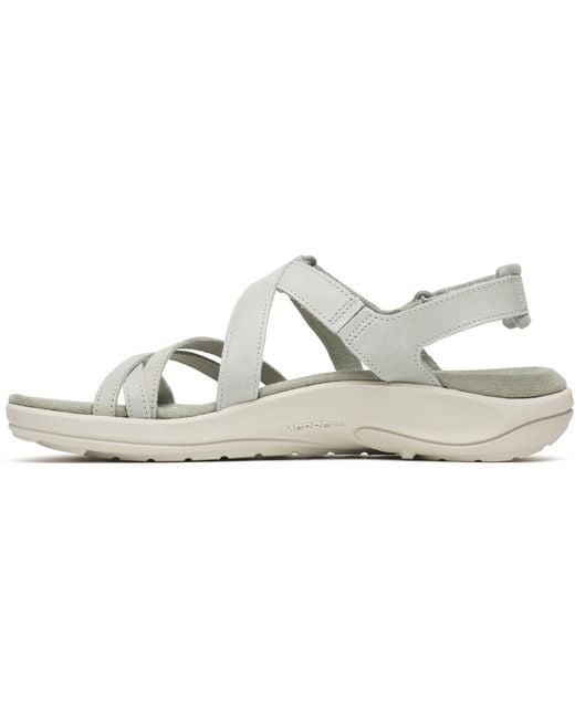Merrell Metallic Harbor Backstrap Leather Light Sandals