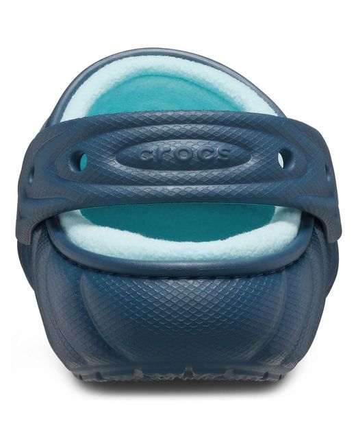 CROCSTM Blue Classic Lined Overpuff Synthetic Nightfall Clogs
