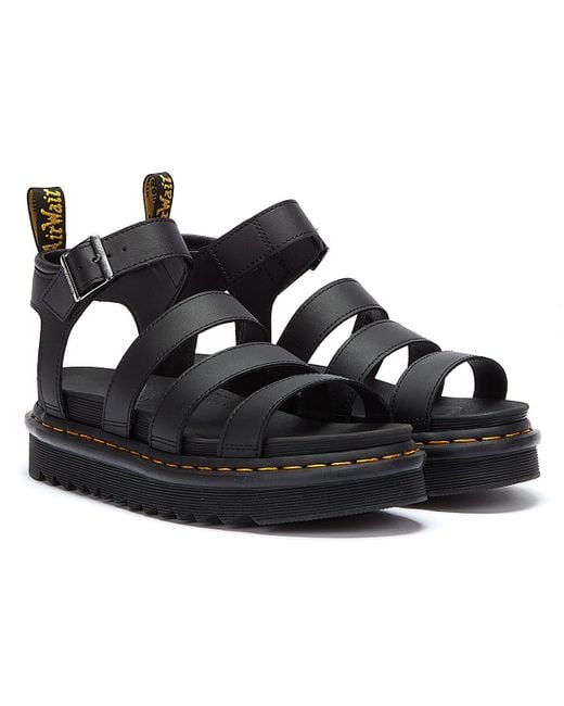 Dr. Martens Black Blaire Hydro Sandals