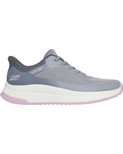 Skechers Blue Bobs Sport Squad Chaos Staple Look Trainers