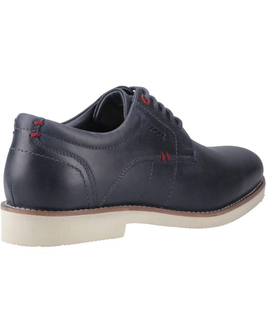 Pod Blue Hampton Leather Lace-Up Shoes for men