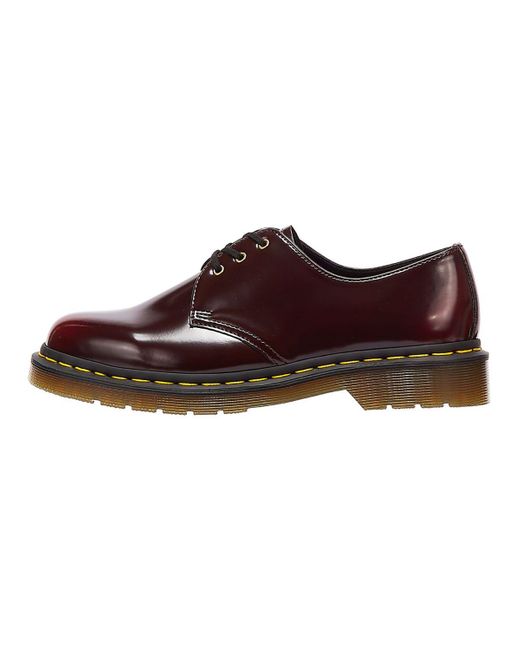 dr martens 1461 vegan cherry red