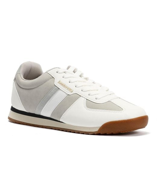 Lambretta White Diego Trainers for men