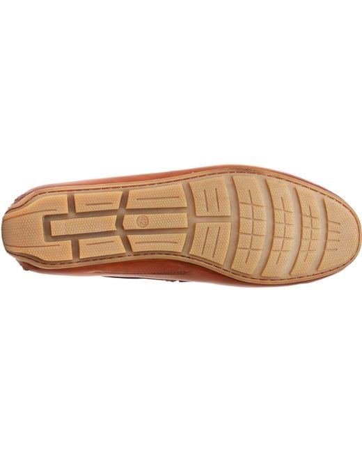 Base London Brown Brooks Leather Burnt Loafers for men
