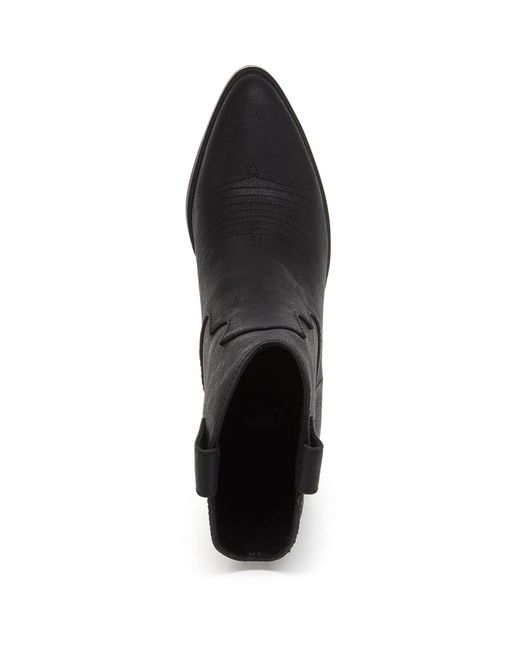 Rocket Dog Black Feather Synthetic Heeled Ankle Boots