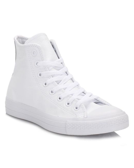 leather converse trainers