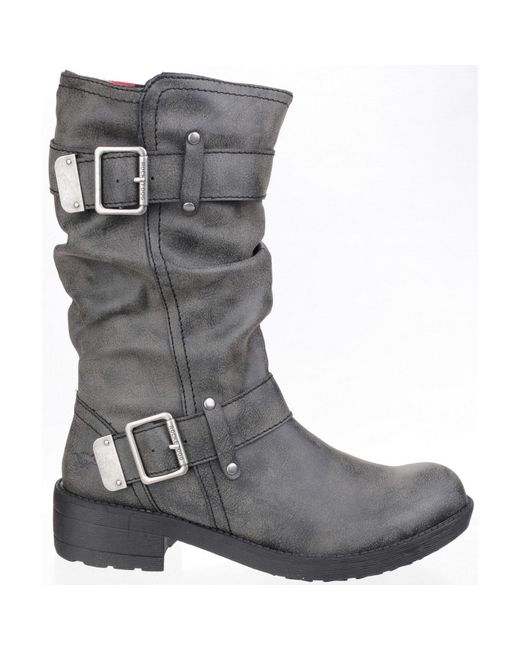 Rocket Dog Gray Trumble Synthetic Boots