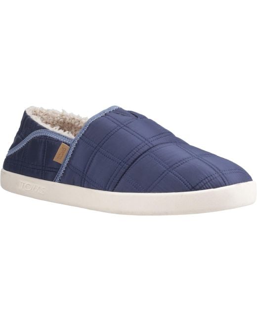 TOMS Blue Camden Slippers for men