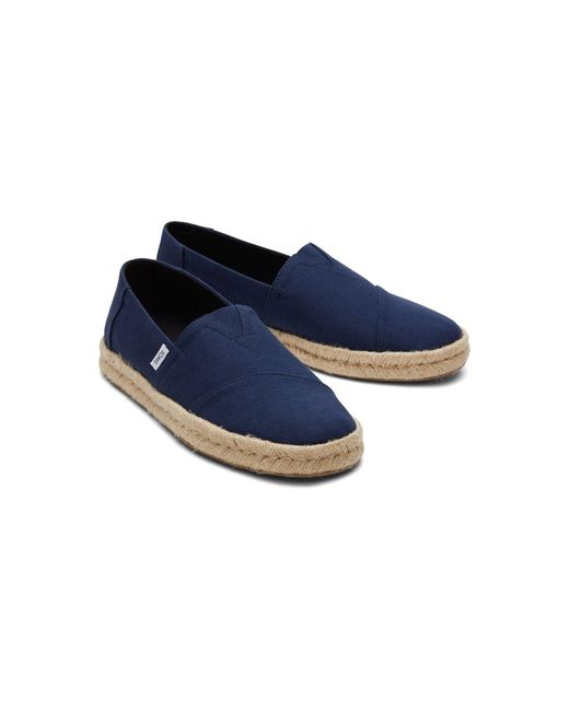 TOMS Blue Alpargata Rope 2.0 100% Cotton Espadrilles for men