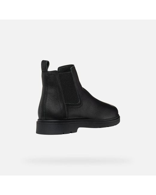 Geox Spherica Ec1 C Tumble Leder Stiefel in Black für Herren