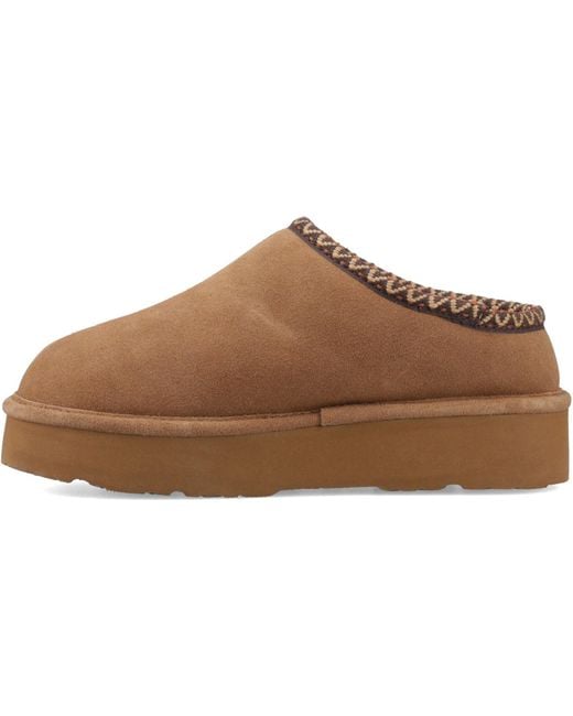 BEARPAW Brown Martis Suede Hickory Slippers