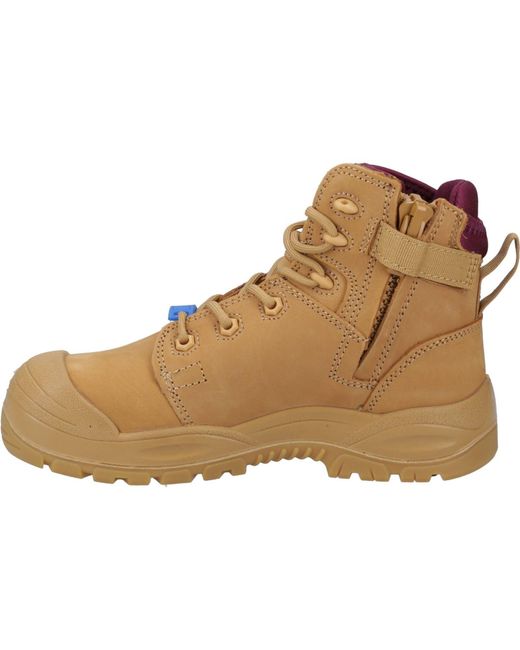 Hard Yakka Brown Legend Leather Wheat Safety Boots