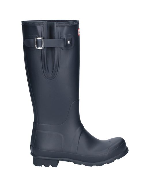 Hunter Blue Mft9007Rma-Nvy Original Side Adjustable Wellington Boots for men