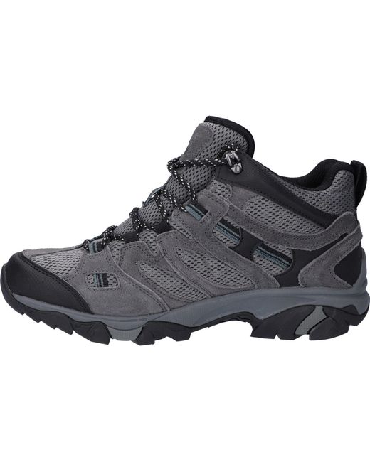 Hi-tec Black Apex Lite Mid Synthetic Hiking Boots for men