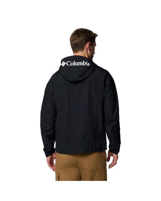 Columbia Black Challenger Ii Windbreaker Jackets for men