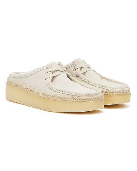 Clarks Originals Wallabee Cup Lo Shoes in White | Lyst UK