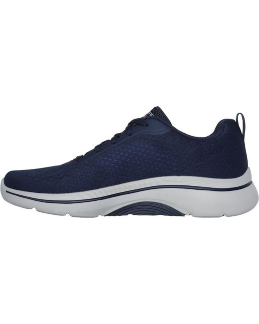Skechers Go Walk Arch Fit 2.0 Idyllic Textile Navy Sneakers in Blue für Herren