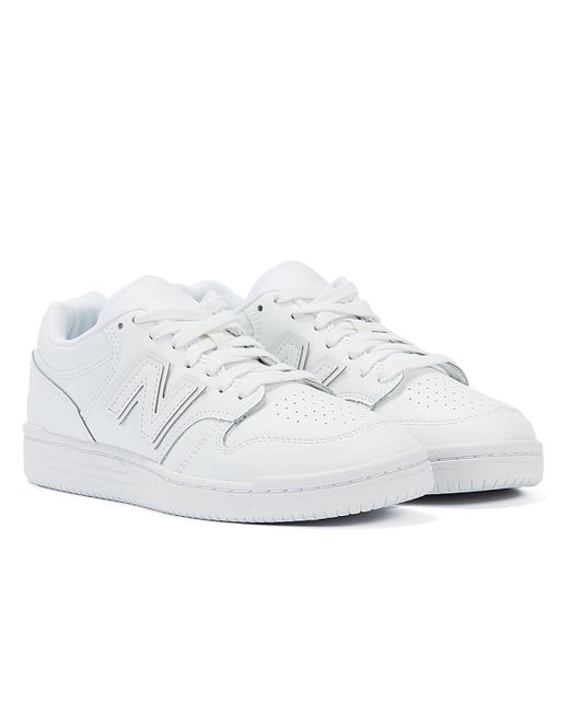 New Balance White 480 All Trainers