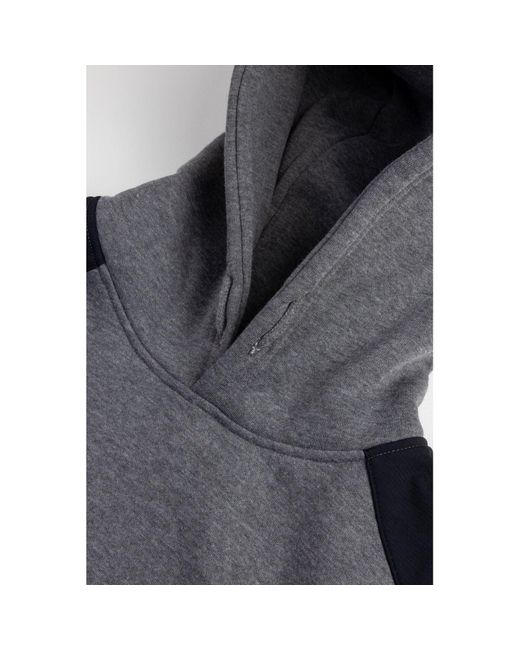 Caterpillar Gray Essentials Synthetic Hooded Sweatshirt for men
