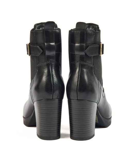 Pod Black Nala Leather/Textile Boots