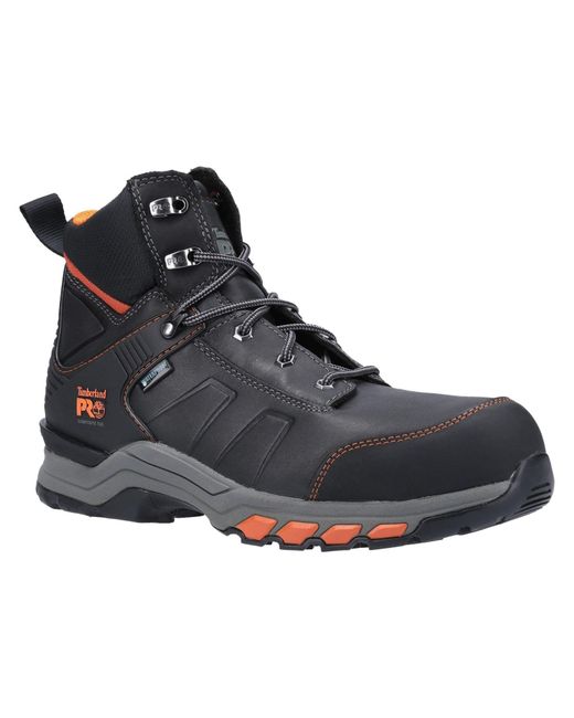 Timberland Black Hypercharge Work Leather/ Safety Boots