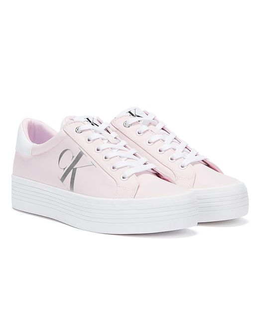 vulcanised flatform trainers