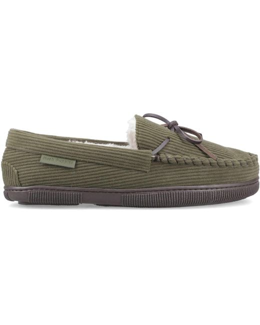 Hush Puppies Black Ace Cord Polyester Slippers for men
