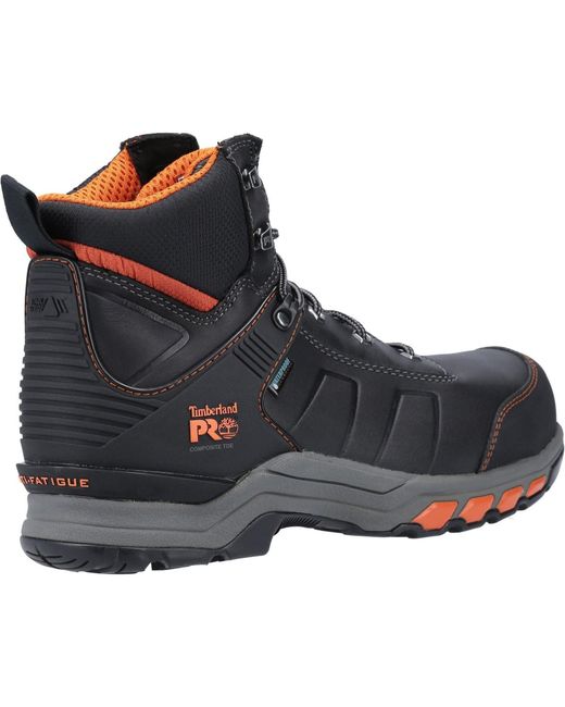 Timberland Black Hypercharge Work Leather/ Safety Boots