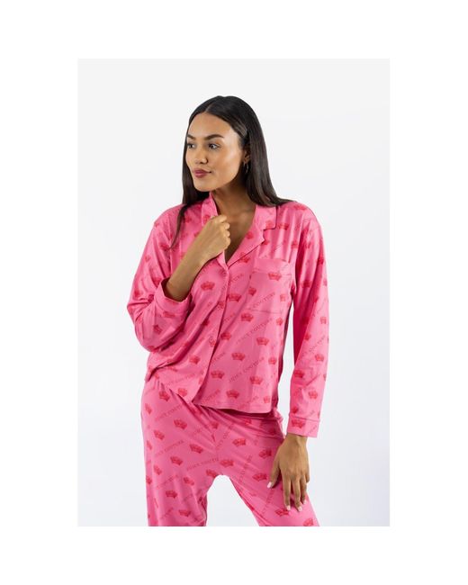 Juicy Couture Pink Estelle & Nolan Synthetic Loungewear Set