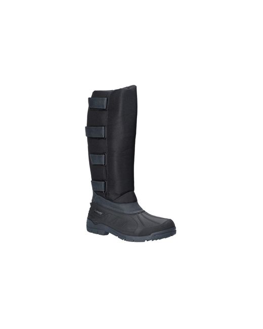 Cotswold Black Kemble Textile Wellington Boots