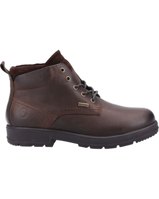 Cotswold Brown Winson Leather Men's Boots for men