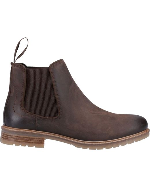 Hush Puppies Brown Russell Leather Boots for men