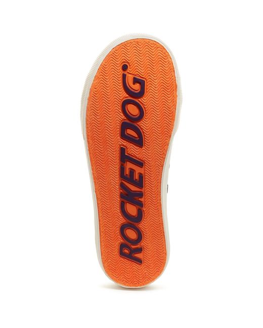 Rocket Dog White Jazzin Plus 12A Cotton Trainers
