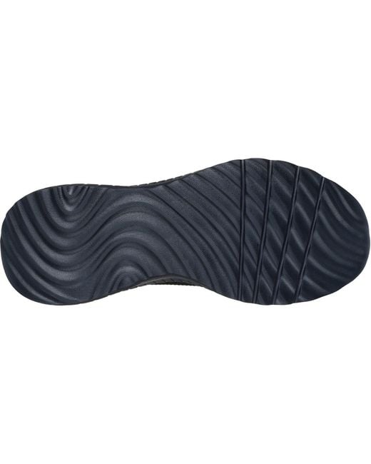 Skechers Blue Bobs Sport Squad Chaos Solid Step Sole Trainers for men