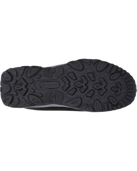 Hi-tec Black Riva Mid Hiking Boots
