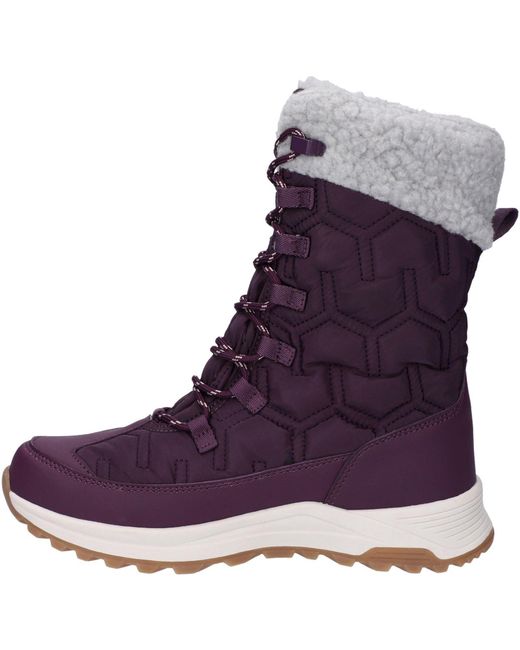 Hi-tec Purple Sophia Nylon Italian/Sepia Rose Winter Ankle Boots